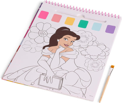 Disney Prinses - Waterverf Kleurboek met Penseel - 24 Magische Aquarelplaten - Klaar voor Gebruik met Water - Creatief Speelgoed vanaf 3 Jaar (DP24355