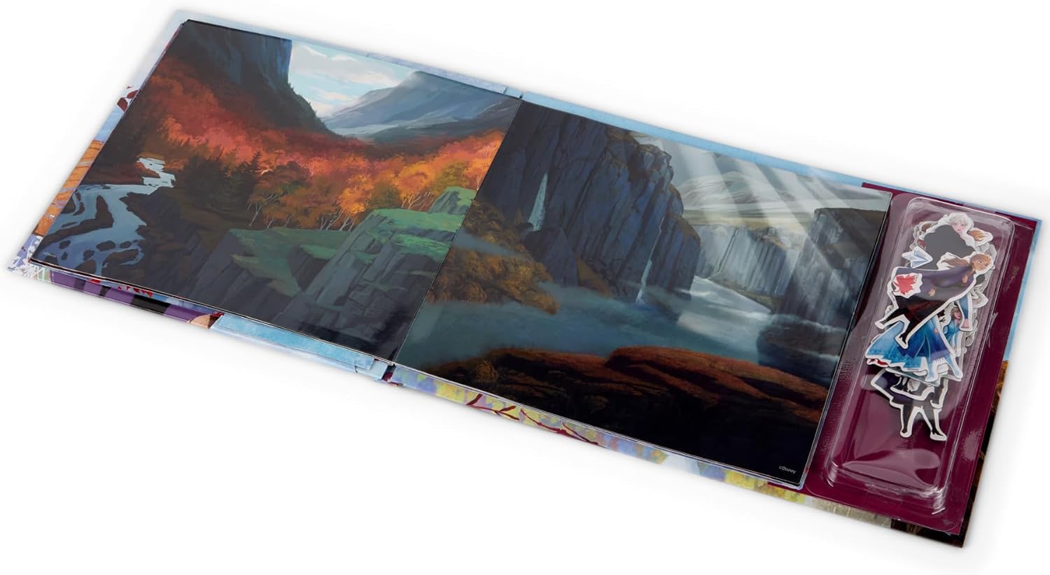 Disney Frozen FR24358 Magneetboek, magnetische activiteitenset, 40 magneten, interactief spel, creatief speelplezier, ideaal voor onderweg