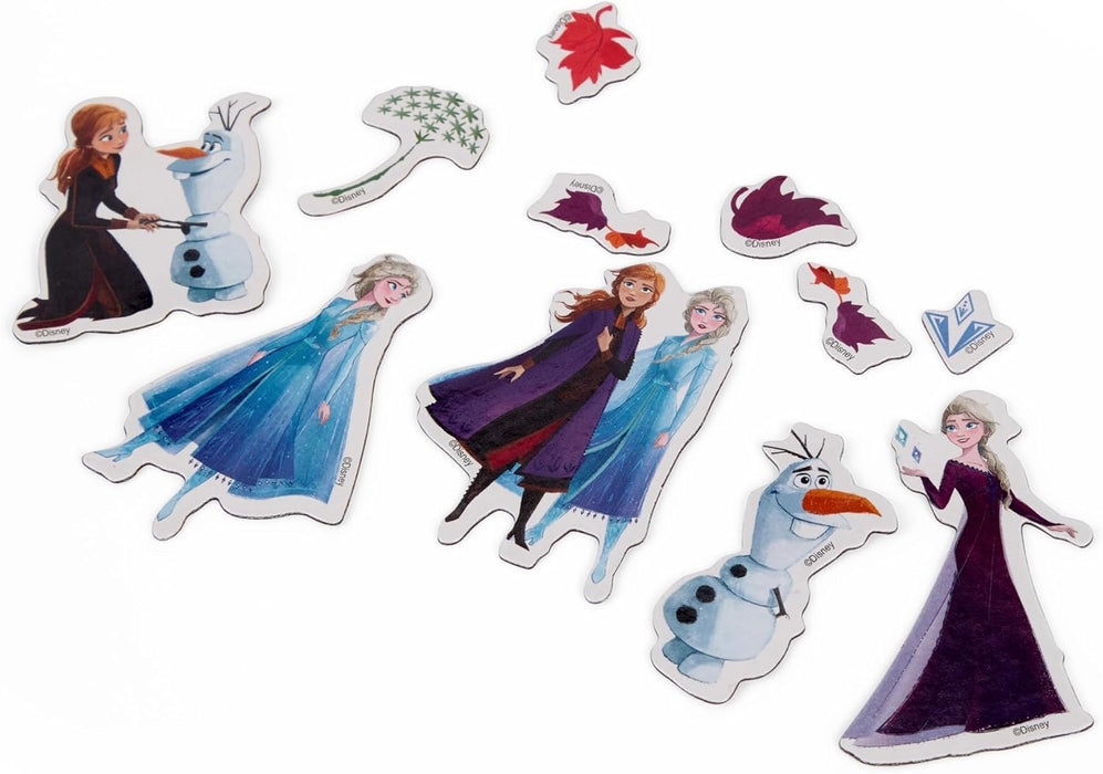 Disney Frozen FR24358 Magneetboek, magnetische activiteitenset, 40 magneten, interactief spel, creatief speelplezier, ideaal voor onderweg