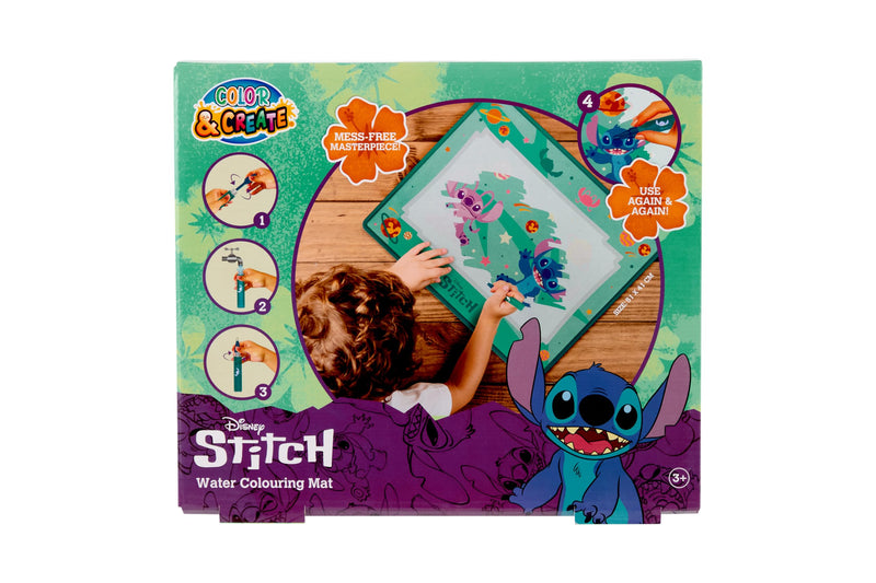 Canenco - Stitch Waterkleuren Speelmat 51x41cm
