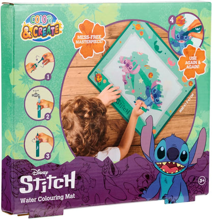 Canenco - Stitch Waterkleuren Speelmat 51x41cm