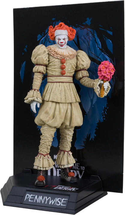 McFarlane Toys - Pennywise (Welcome to Derry) (Flashback) 6 "Posed Figure Gold Label