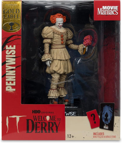 McFarlane Toys - Pennywise (Welcome to Derry) (Flashback) 6 "Posed Figure Gold Label