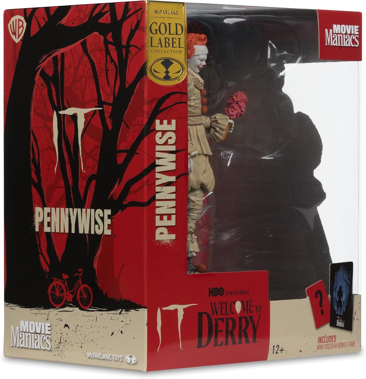 McFarlane Toys - Pennywise (Welcome to Derry) (Flashback) 6 "Posed Figure Gold Label