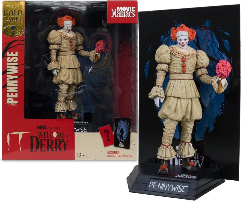 Pennywise  Flashback   It Welcome To Derry   Movie Maniacs  McFarlane Toys In Doos 3