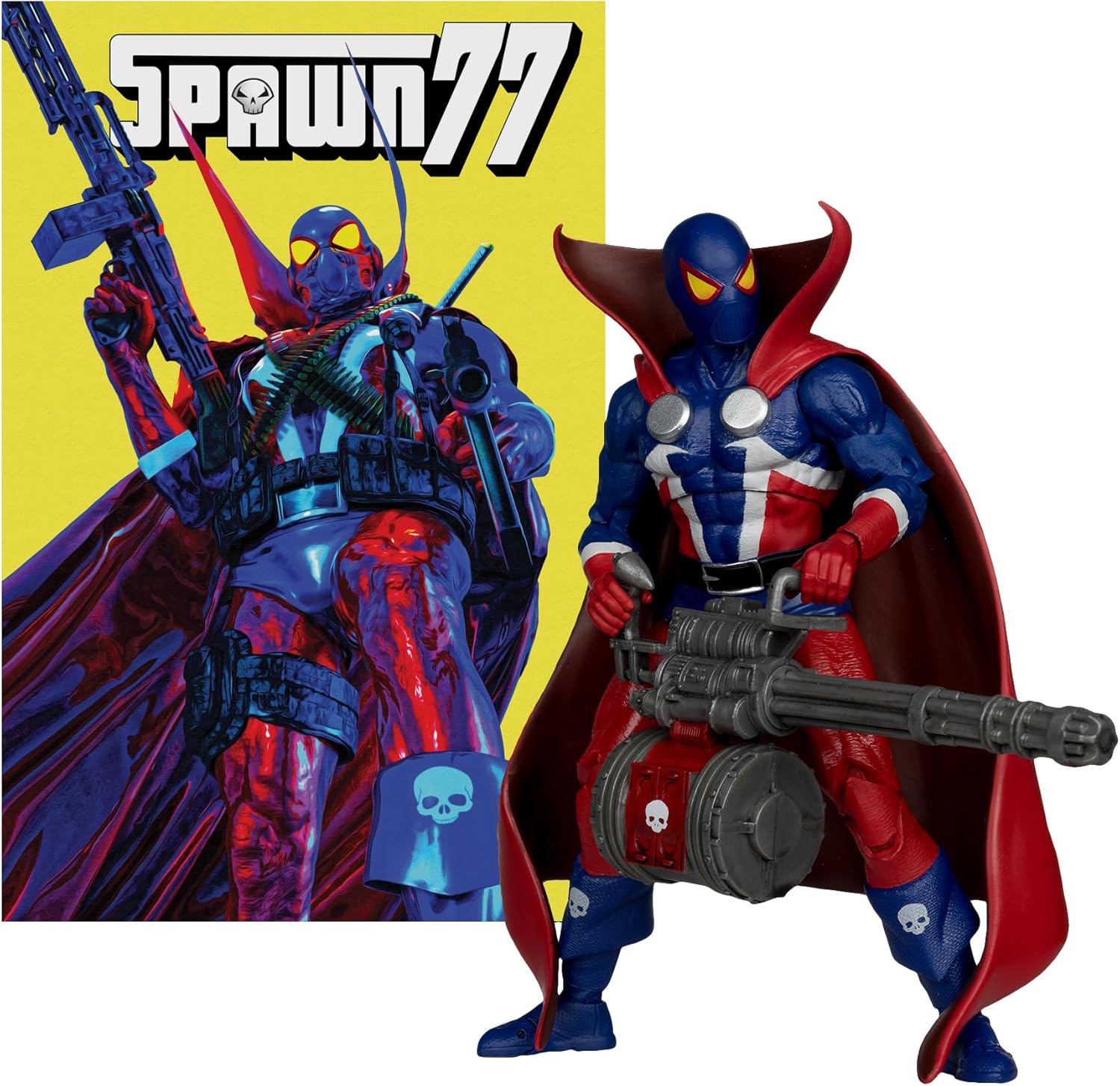 McFarlane Spawn 77 7in Action Figure with Comic Toys Digital Collectible