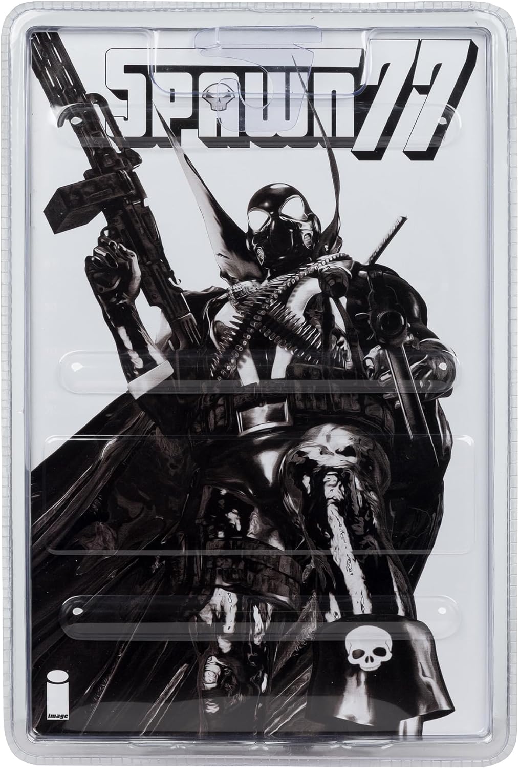 McFarlane Spawn 77 (Black and Red) 7in Action Figure with Comic Toys Digital Collectible