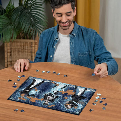 Harry Potter Glow-In-The-Dark Jigsaw Puzzle Glowing Patronus (500 Pieces)