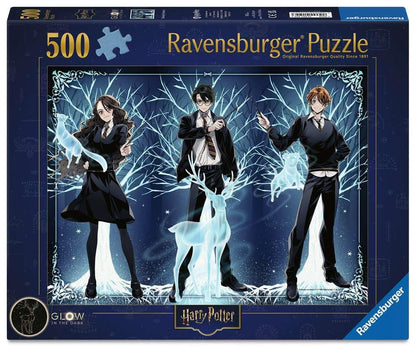Ravensburger Puzzle 12001509 - Glowing Patronus - Glow in the Dark puzzel van 500 stukjes voor volwassenen en kinderen vanaf 12 jaar