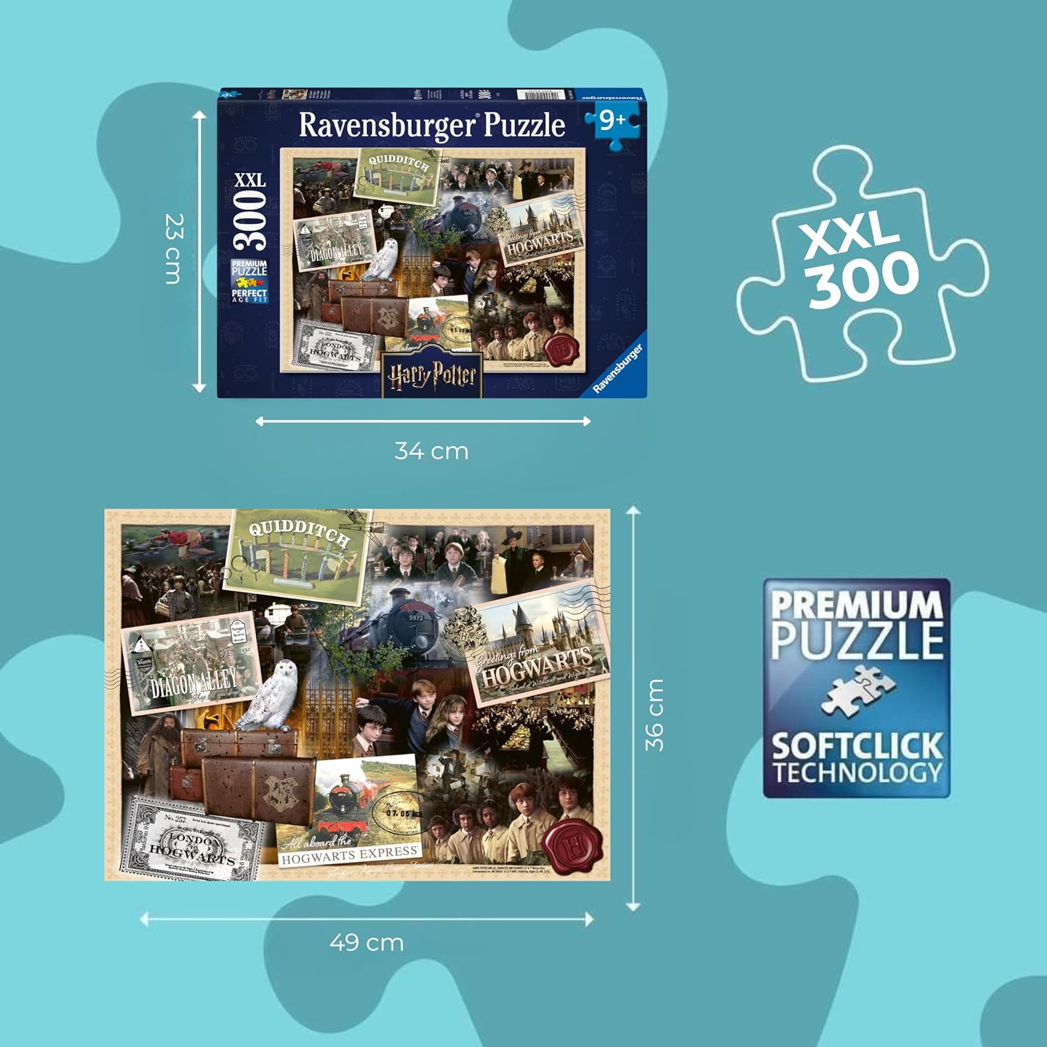 Kinderpuzzle 300 XXL Teile - Harry Potter - Zurück in Hogwarts(TM