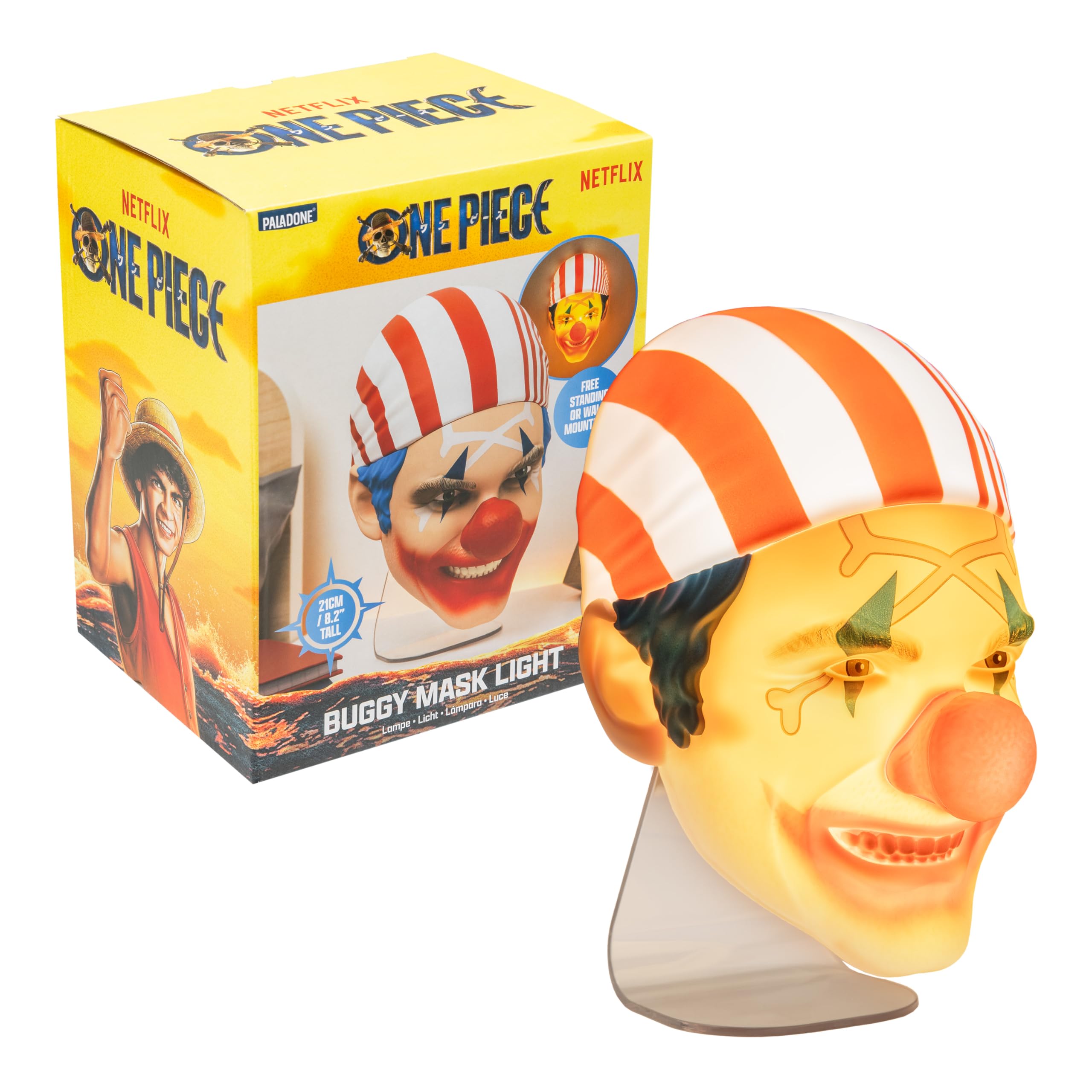 ONE PIECE NETFLIX - Buggy - Mask Lamp 7,