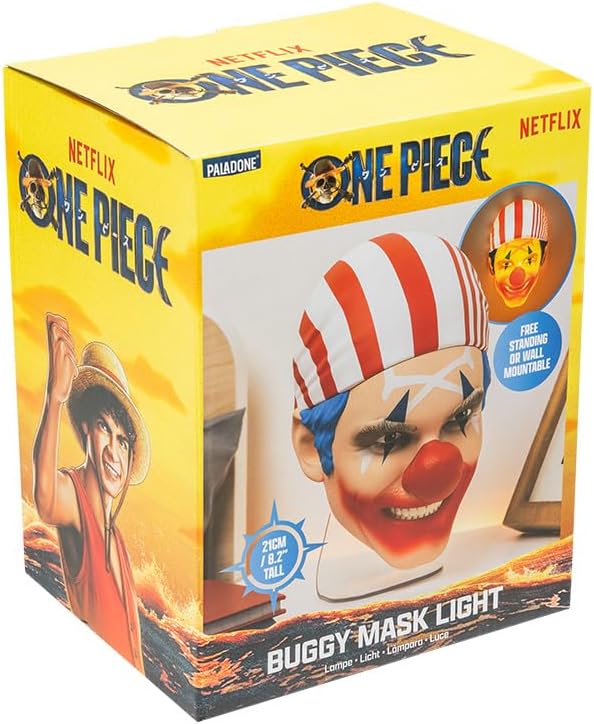 ONE PIECE NETFLIX - Buggy - Mask Lamp 7,