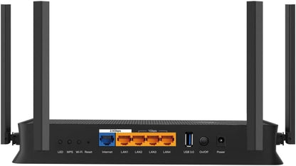 Router Tp-Link Be3600 Black Rj45 Ethernet Lan