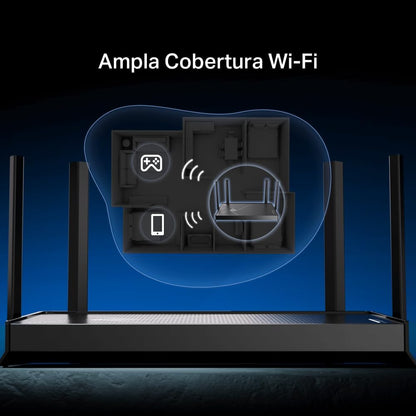 Router Tp-Link Be3600 Black Rj45 Ethernet Lan