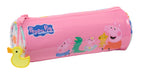 PEPPA PIG BABY PIG – Round School Pencil Case, Children, Child, Ideal for Children from 5 to 14 Years, Comfortable and Versatile, Quality and Resistance, 20 x 7 cm