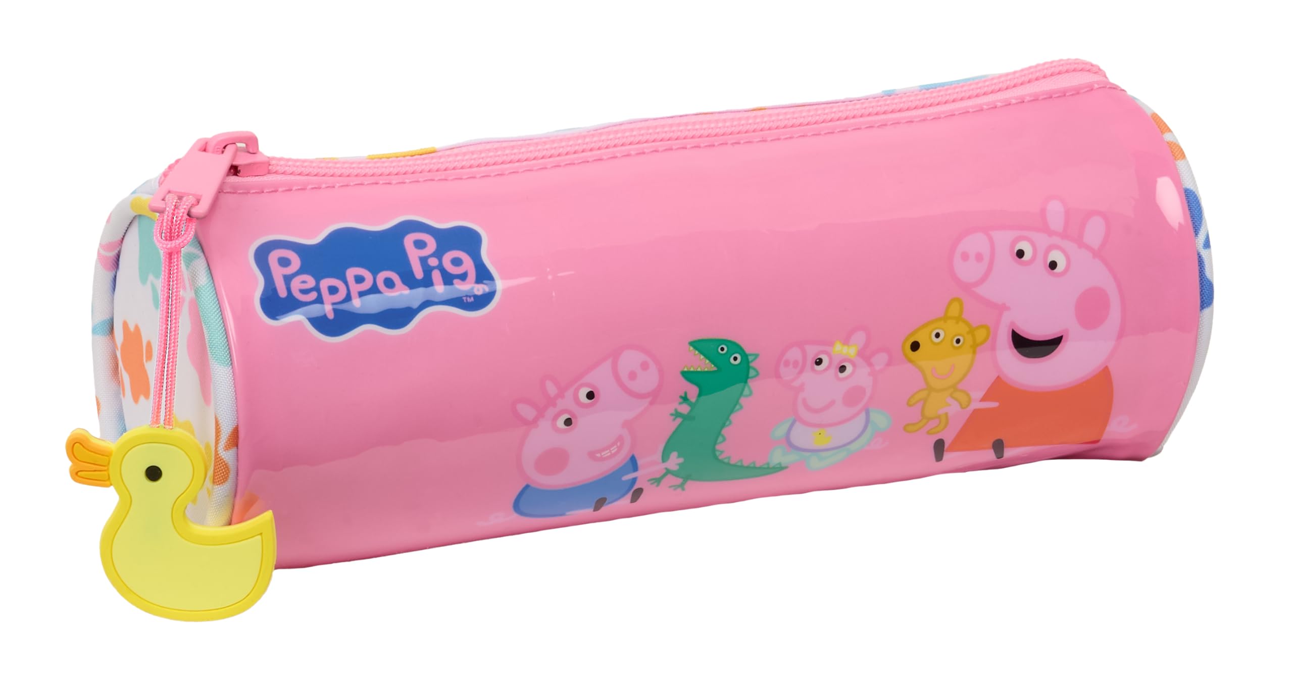 PEPPA PIG BABY PIG – Round School Pencil Case, Children, Child, Ideal for Children from 5 to 14 Years, Comfortable and Versatile, Quality and Resistance, 20 x 7 cm