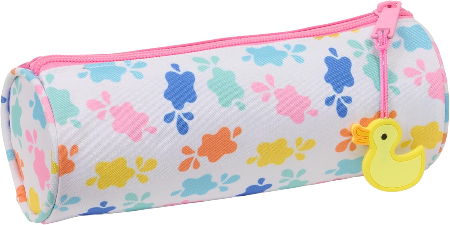 PEPPA PIG BABY PIG – Round School Pencil Case, Children, Child, Ideal for Children from 5 to 14 Years, Comfortable and Versatile, Quality and Resistance, 20 x 7 cm