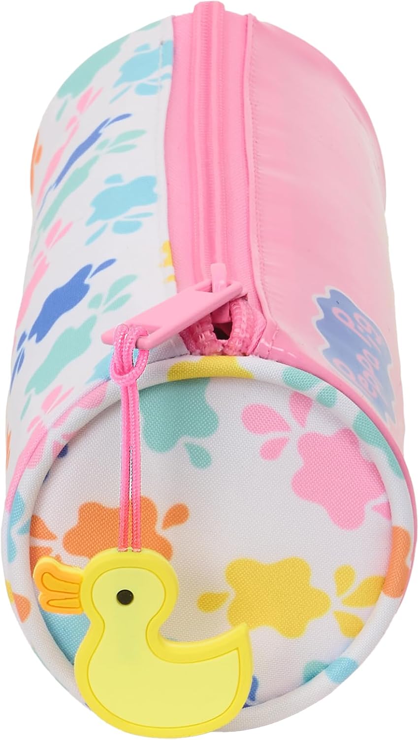 PEPPA PIG BABY PIG – Round School Pencil Case, Children, Child, Ideal for Children from 5 to 14 Years, Comfortable and Versatile, Quality and Resistance, 20 x 7 cm