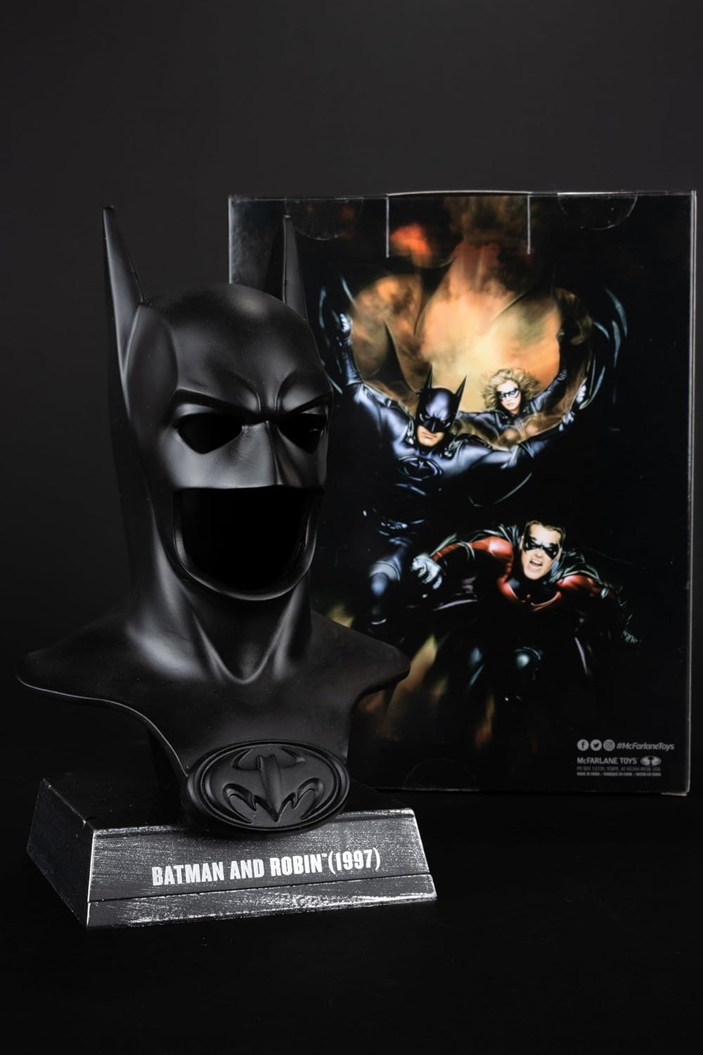 McFarlane DC Direct Batman (Batman and Robin) Cowl Replica 1:3 Scale Toys