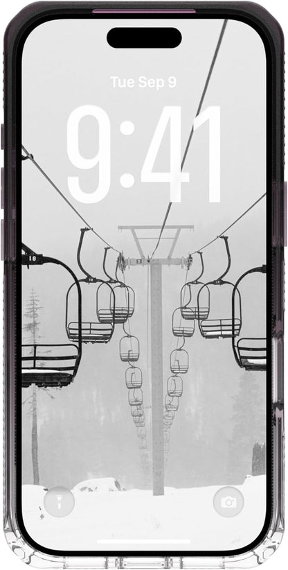 URBAN ARMOR GEAR UAG Designed for iPhone 17 Pro Case Plyo - Compatible with MagSafe Translucent Military Grade Protective Cover, Black/Clear Ombre