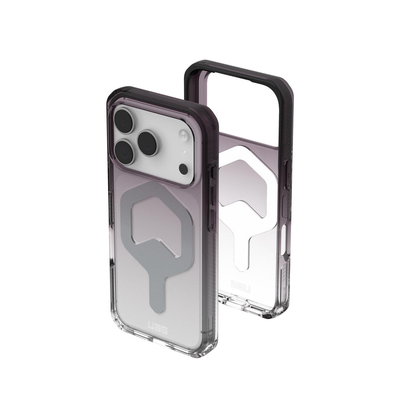 URBAN ARMOR GEAR UAG Designed for iPhone 17 Pro Case Plyo - Compatible with MagSafe Translucent Military Grade Protective Cover, Black/Clear Ombre