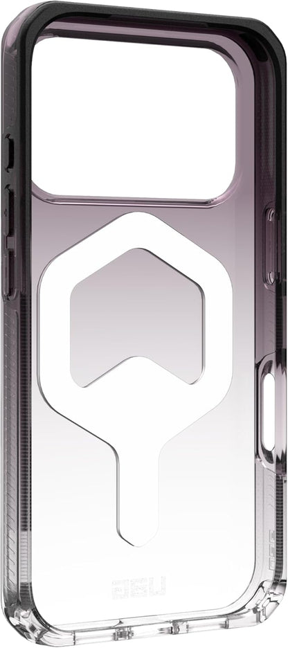 URBAN ARMOR GEAR UAG Designed for iPhone 17 Pro Case Plyo - Compatible with MagSafe Translucent Military Grade Protective Cover, Black/Clear Ombre