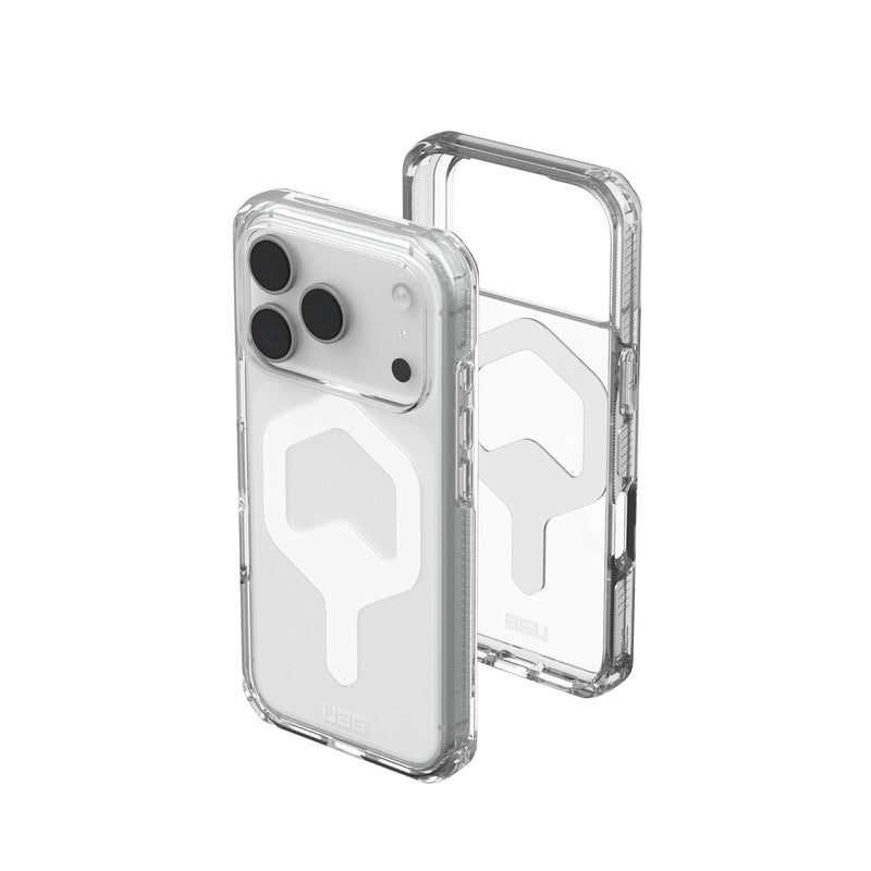 URBAN ARMOR GEAR UAG Designed for iPhone 17 Pro Case Plyo - Compatible with MagSafe Transparent Military Grade Protective Cover, Ice/White