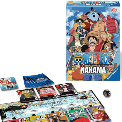 One Piece Nakama - Gesellschaftsspiel & Brettspiel ab 10 Jahre: Freunde & Gegner