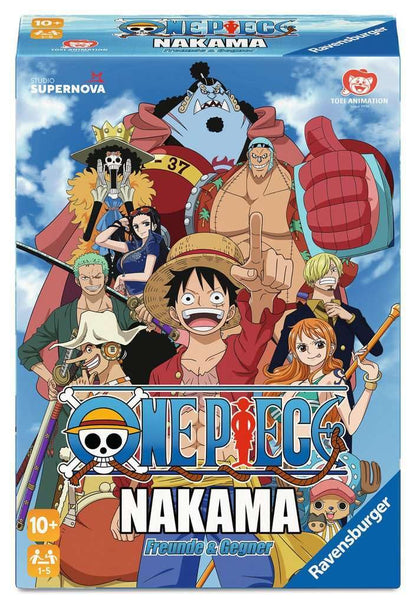 One Piece Nakama - Gesellschaftsspiel & Brettspiel ab 10 Jahre: Freunde & Gegner
