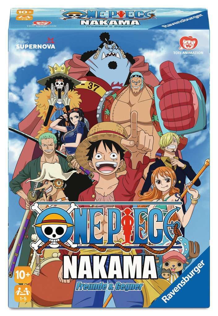 One Piece Nakama - Gesellschaftsspiel & Brettspiel ab 10 Jahre: Freunde & Gegner