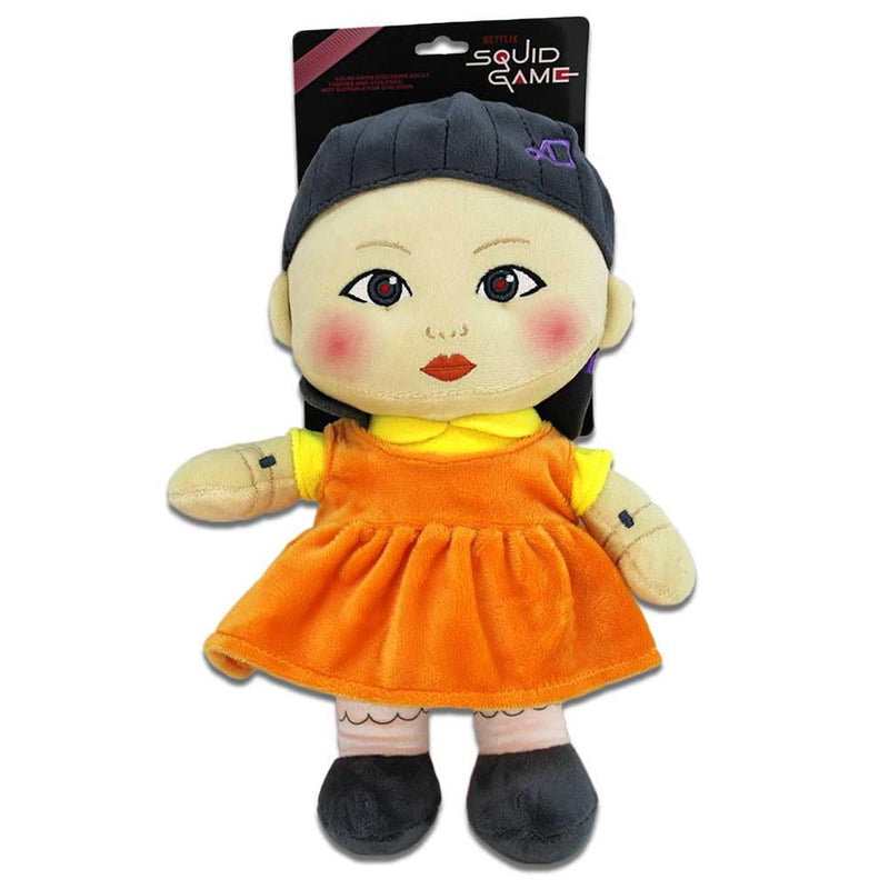 Play by Play Squid Game Young-HEE Doll - 28 cm Plush Embroidered Details Original Licensed Product