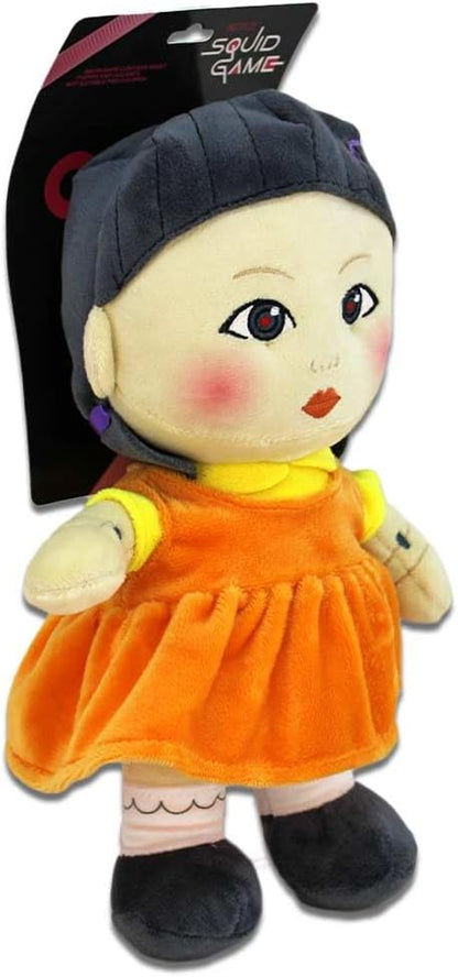 Play by Play Squid Game Young-HEE Doll - 28 cm Plush Embroidered Details Original Licensed Product