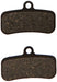 Galfer Bicycle Standard Brake Pad Shimano Saint BR-M810, ZEE, Unisex kids, Black, STANDARD