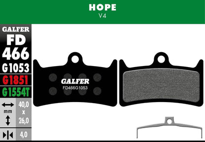 Galfer Hope FD466 - Pastiglie Freno