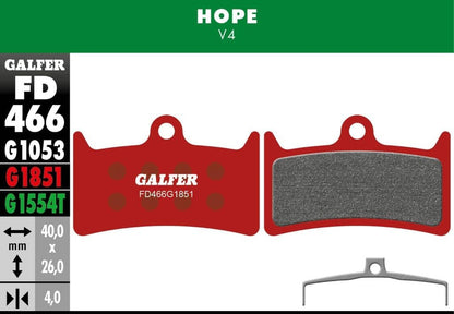 Galfer Hope FD466 - Pastiglie Freno