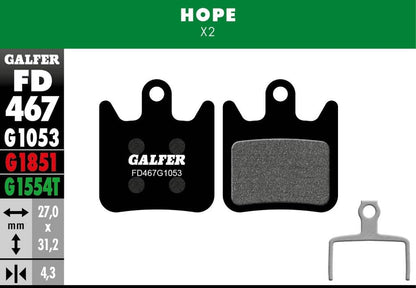 Hope FD467 Brake Pads –