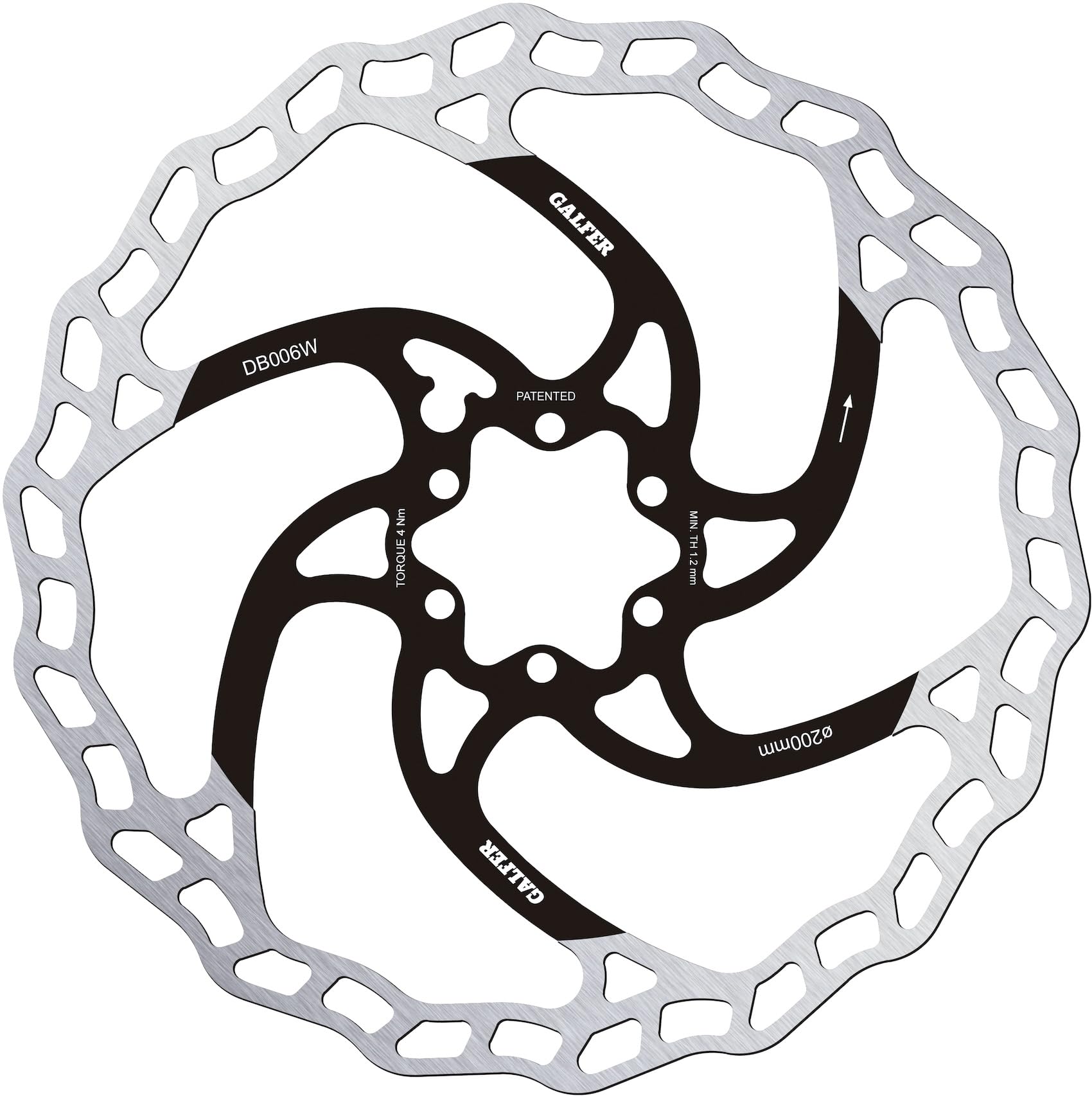Galfer Wave 200x1.8 Mm Db006w Wave Brake Disc One Size