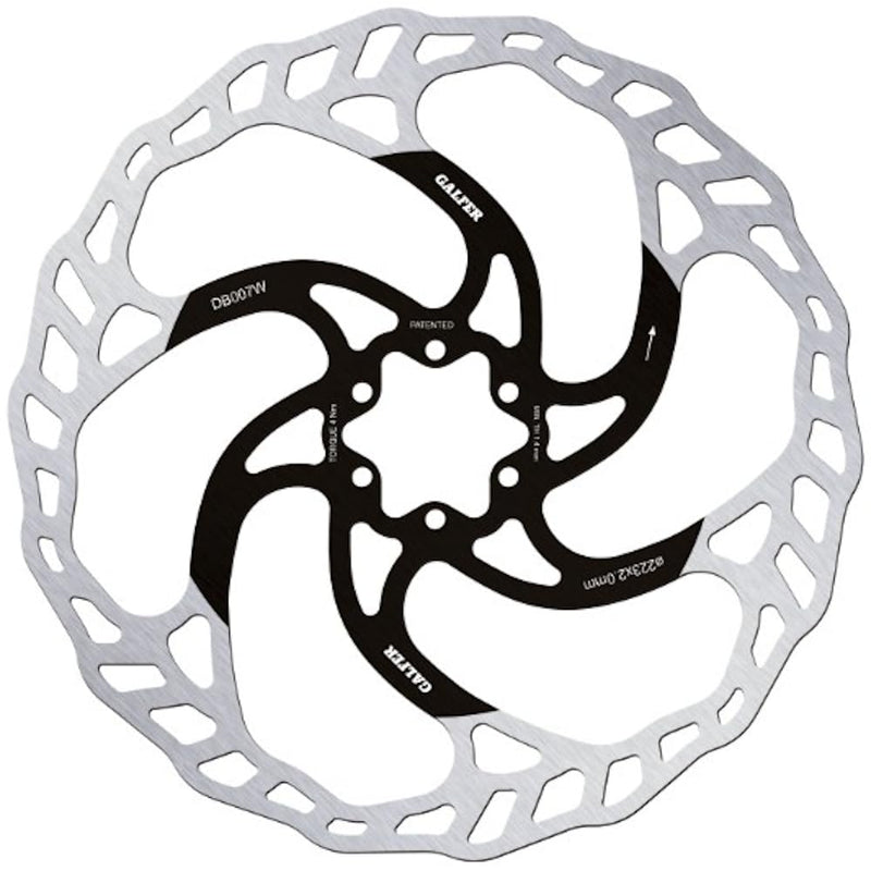 Galfer D.223 Unisex Adult Wave Brake Disc, Black, One Size