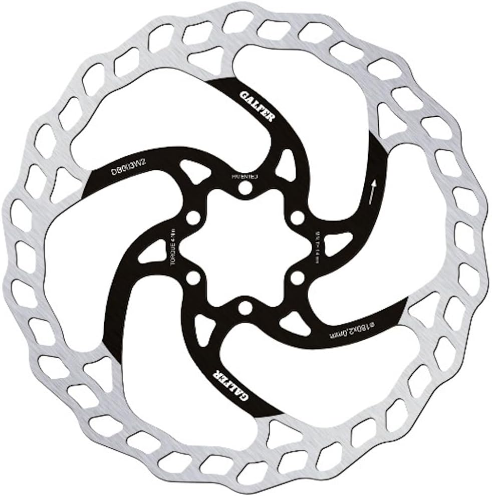 Galfer D.223 Unisex Adult Wave Brake Disc, Black, One Size