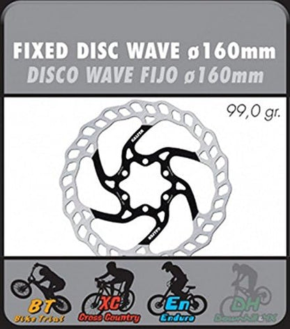 UNIV 6T - Disco di freno, 160 mm