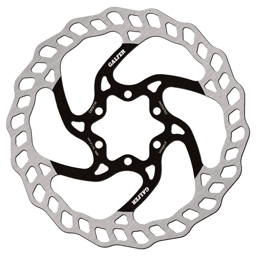 Galfer Bike MTB Disc Wave Ø180 mm, Unisex Children, Silver, Standard