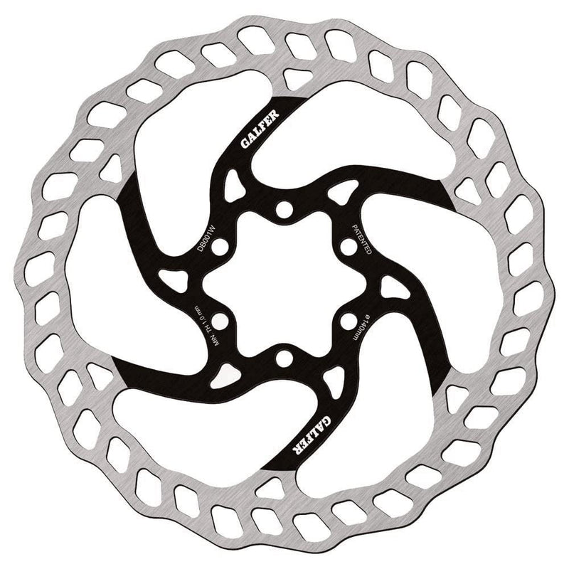 Galfer Bike MTB Disc Wave Ø180 mm, Unisex Children, Silver, Standard