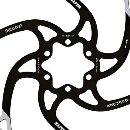 GALFER Disco Freno MTB Disc Wave Ø203X1.8MM, Accesorios y recambios bicis Unisex-Adult, Multicolor