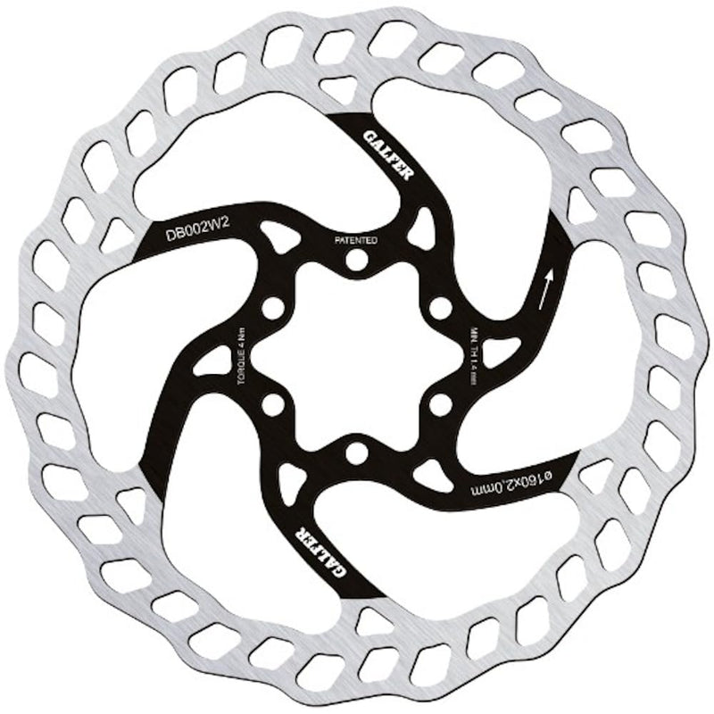 Galfer Rating System (GALFER BRAKING SYSTEMS) Disc Brake Rotor for DB002W2 DISC WAVE MTB (6 Volt) 160/2mm