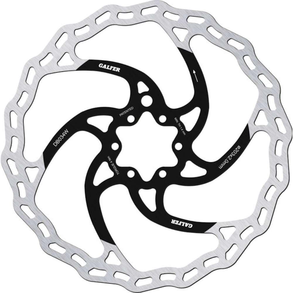 Galfer Rating System (GALFER BRAKING SYSTEMS) Disc Brake Rotor for DB002W2 DISC WAVE MTB (6 Volt) 160/2mm