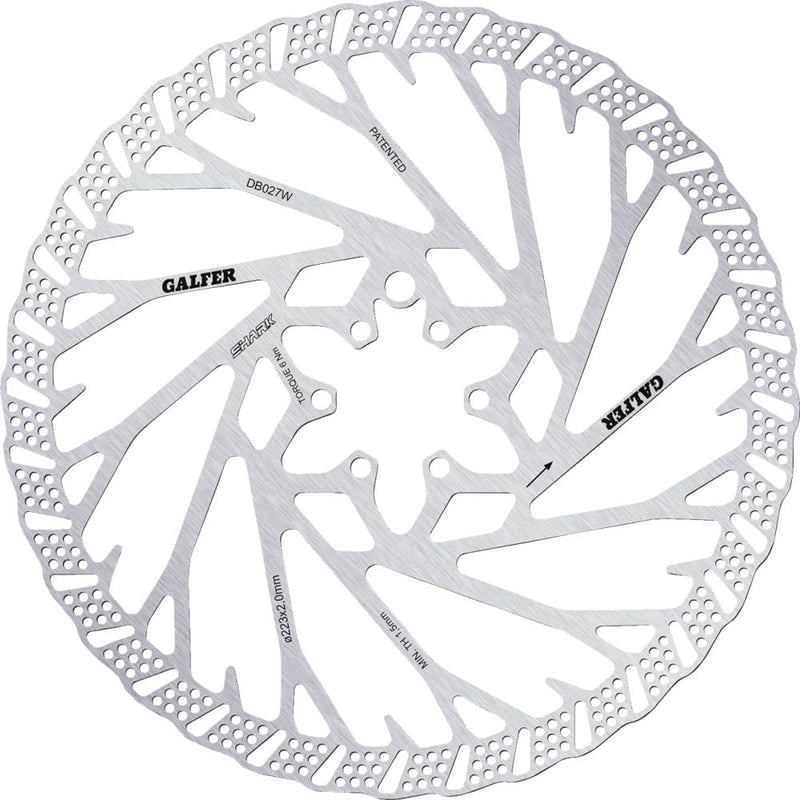 Galfer Shark Disc Rotors 2mm Thick 223mm, Plain