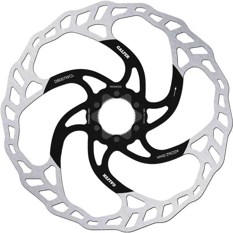 Galfer MTB-Bremsscheibe Wave Fixed Silber Gr. 223 mm