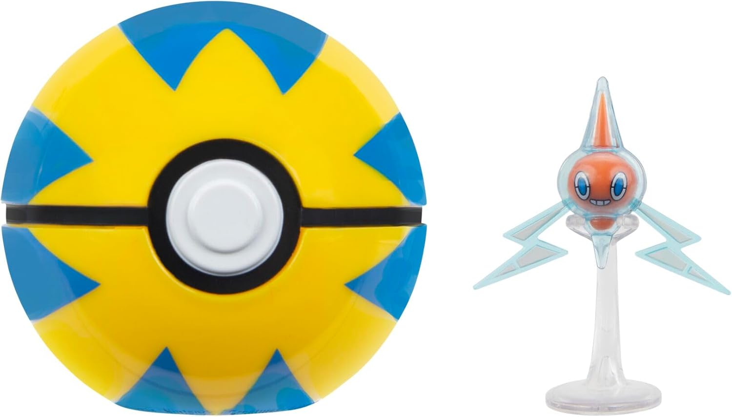 Pokemon - Clip 'n' Go - Rotom + Quick Ball/Speelgoed