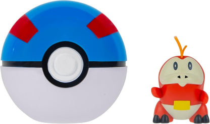 Pokemon - Clip 'n' Go - Fuecoco + Great Ball/Toys