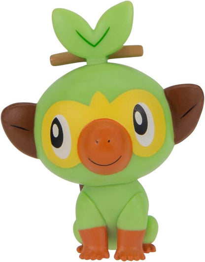 Pokémon Clip 'N' Go Grookey en Poké Ball - Inclusief 2 inch Battle Figuur en Poké Ball Accessoire